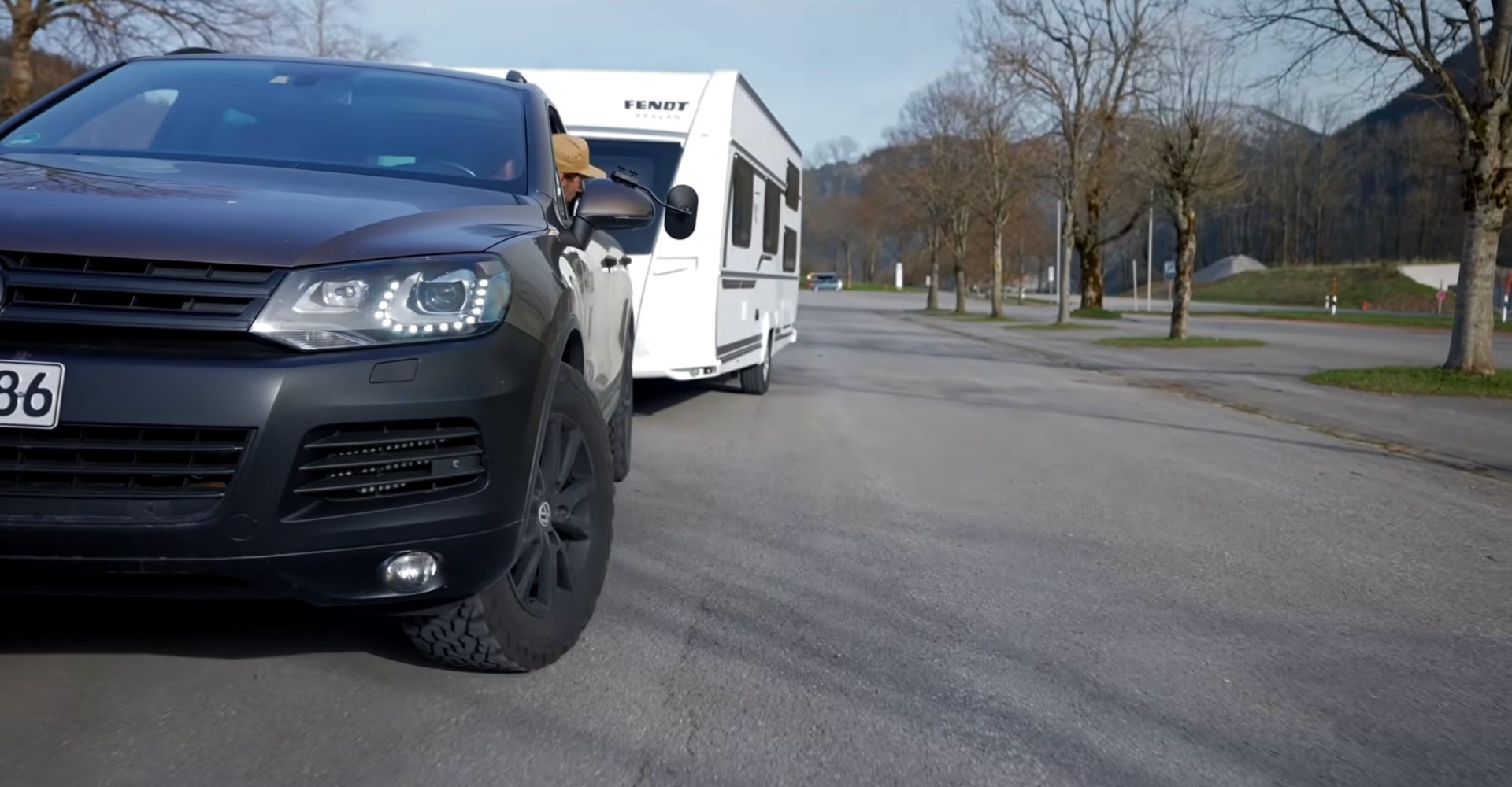 Wohnwagen rangieren